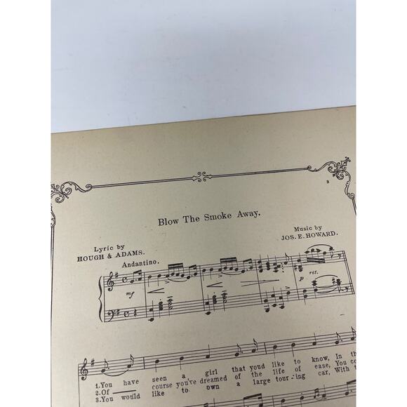 1906 Blow The Smoke Away Sheet Music from The Time The Place The Girl - Picture 3 of 8